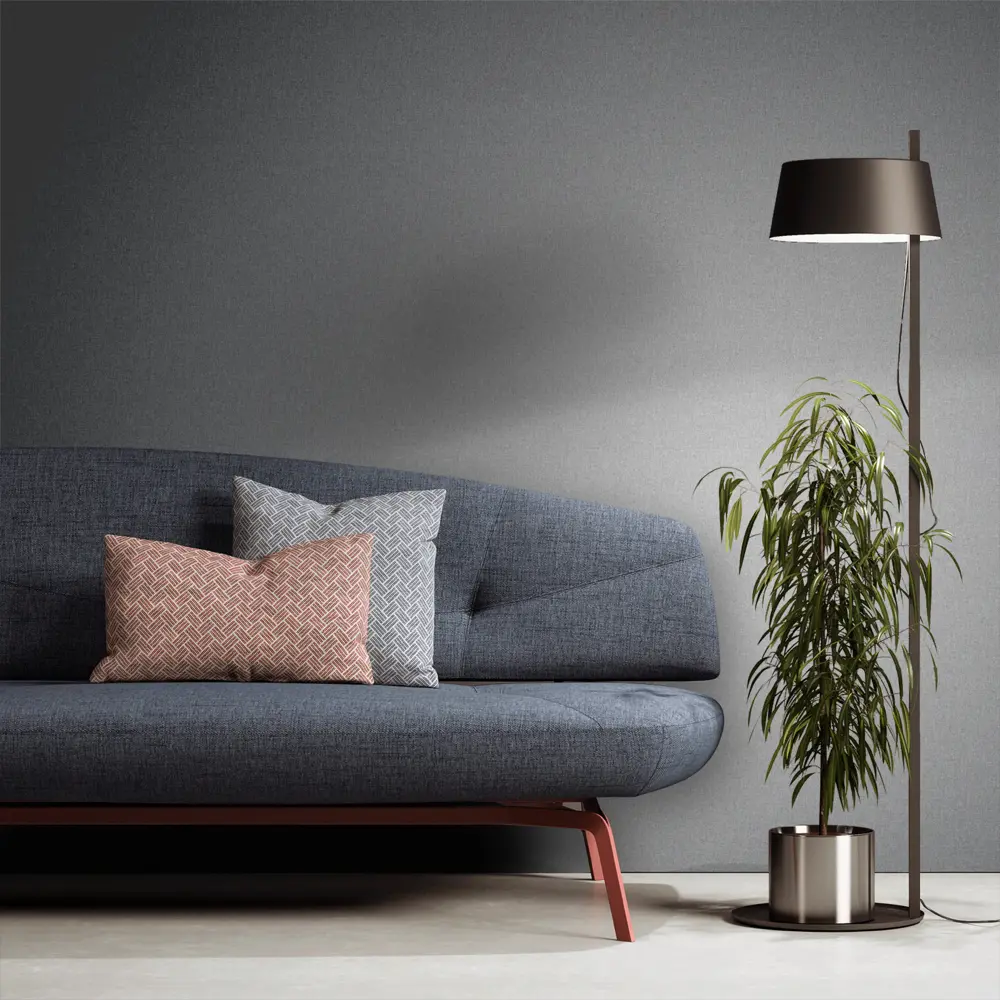 Обои виниловые на флизелиновой основе Erismann Benefit темно-серые 1.06 м ЭР60092-06 STLM-2190782 - Вид №3