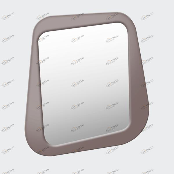 Зеркало настенное малое крашеное коричневое Woodi WOODI ДИЗАЙНЕРСКИЕ 00-3966374 Бежевый;коричневый 