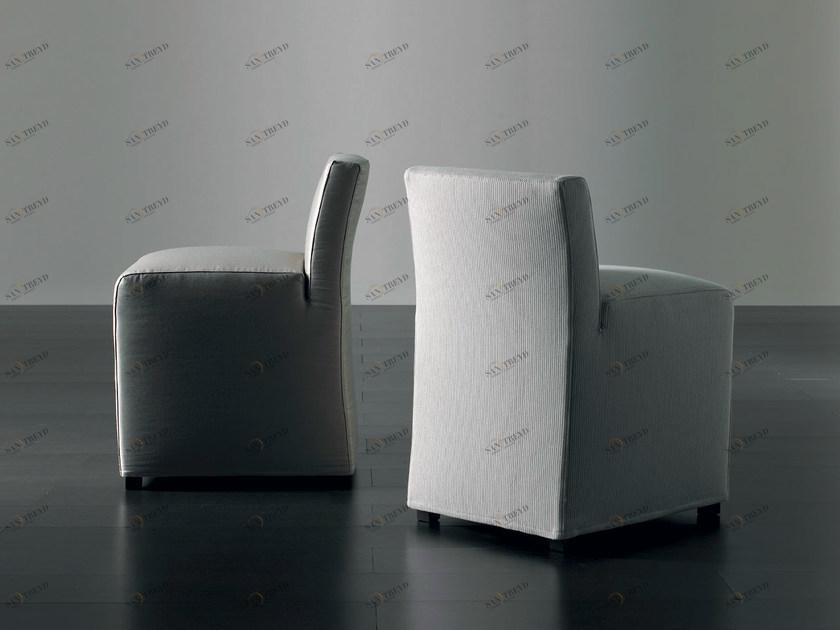 Meridiani Мягкое кресло со съемным чехлом из ткани sun-id-1403663