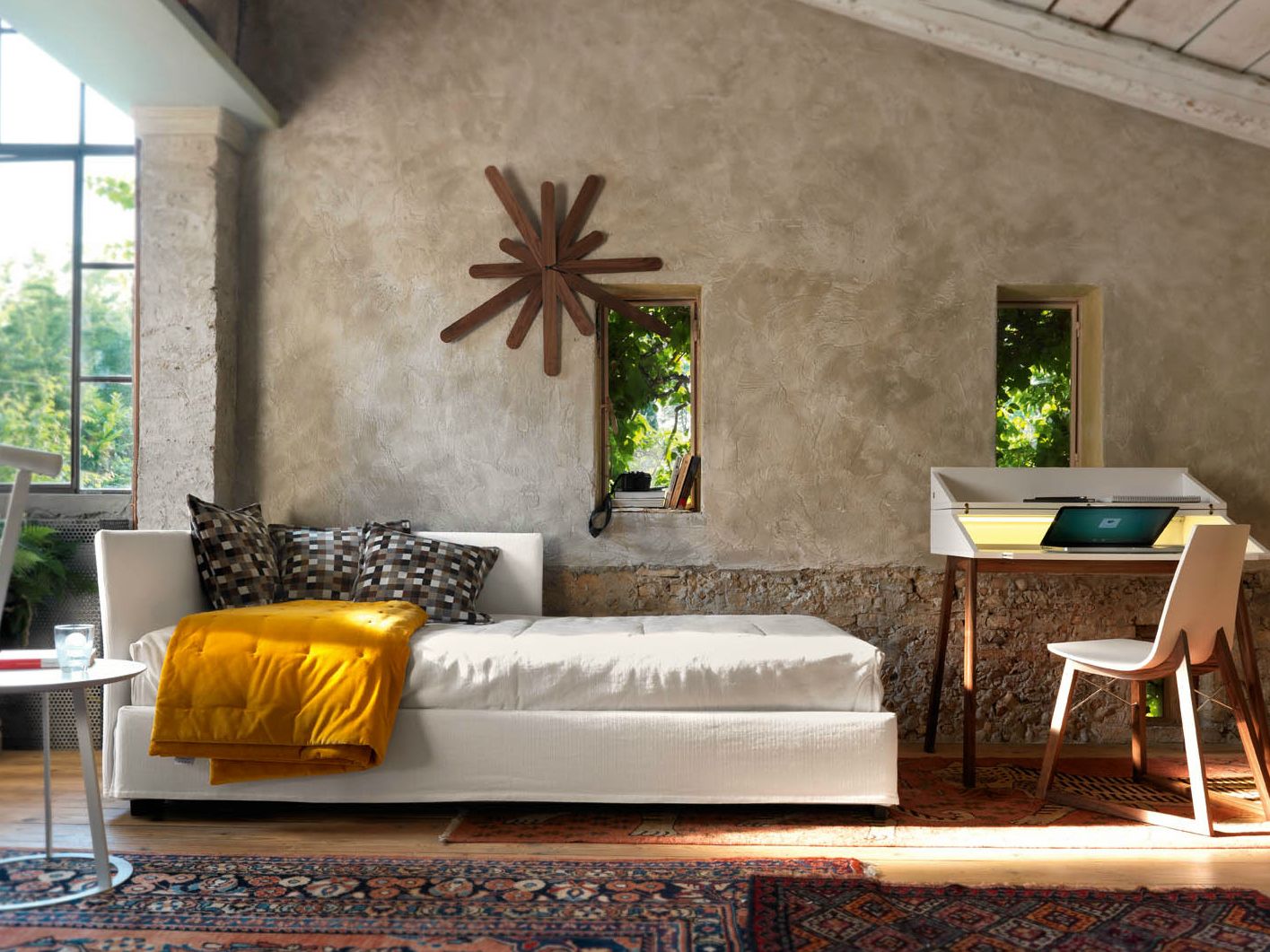 Одноместный диван-кровать из ткани Casamania & Horm Фиджи ARCH-00148964 - Вид №4