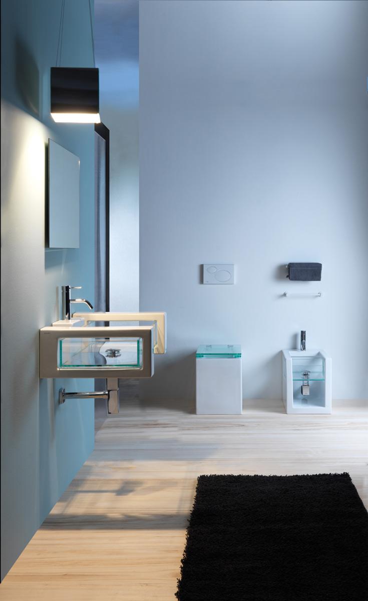 GLWC0113 Напольный унитаз приставной GSG CERAMIC GLASS - Вид №2