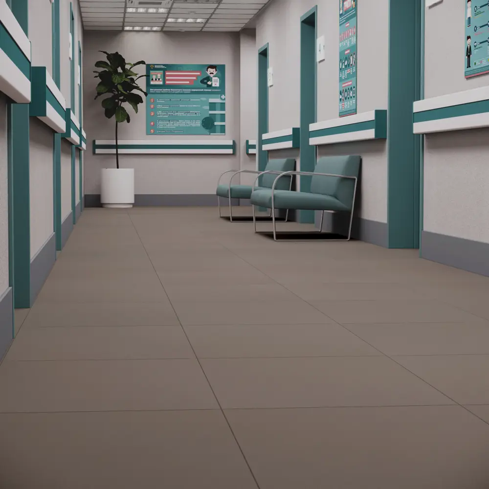 Керамогранит ECOGRES EM03 серый 60×60 см для стен и фасадов 83882066 Керамический Гранит STLM-0045381 - Вид №4