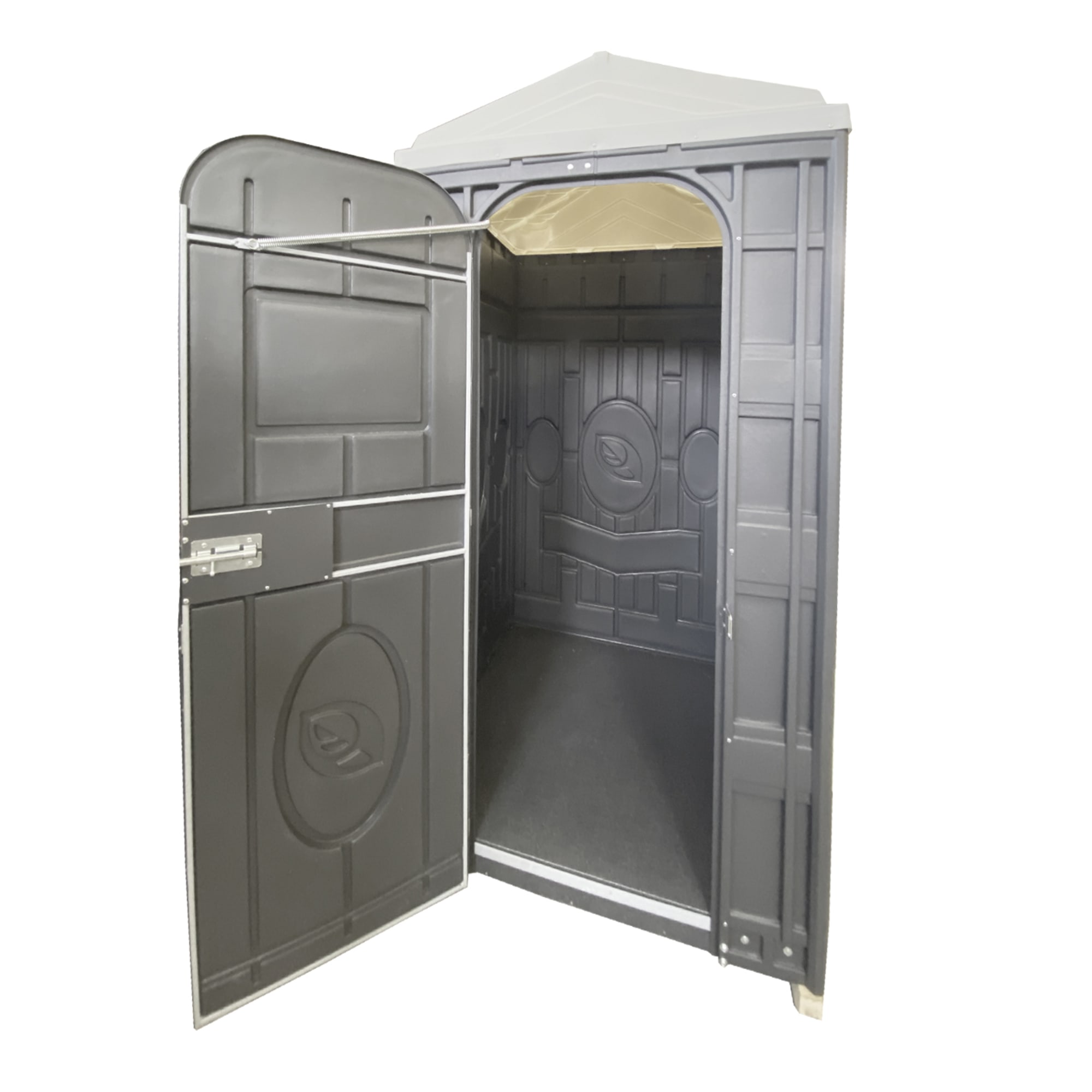 88266096 Туалетная кабина Гамма Универсальная 106x199x108.5 см пластик графит Santreyd  - Вид №2