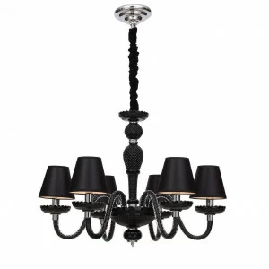 Подвесная люстра Favourite Cleopatra 2055-6P FAVOURITE ДИЗАЙНЕРСКИЕ, CLEOPATRA 137789 Черный