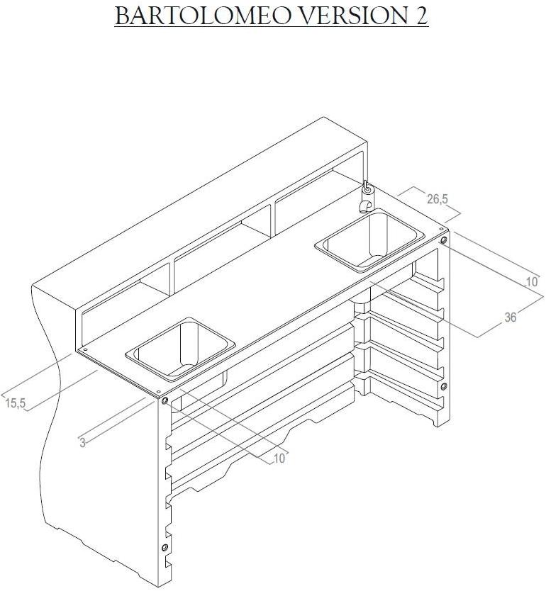 Plust Барная стойка с подсветкой Bartolomeo sun-id-1421761 - Вид №3
