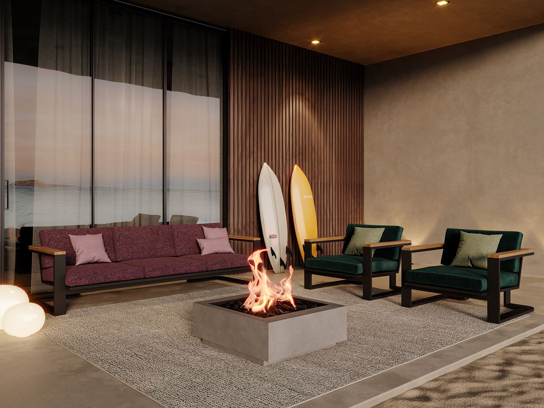 3-местный алюминиевый мягкий садовый диван Walters Regatta ARCH-00095878 - Вид №4