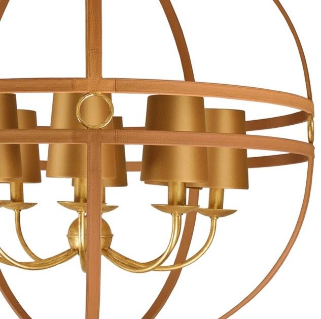 Abrissi Подвесной светильник из кожи Mondo sun-id-1484107 - Вид №3