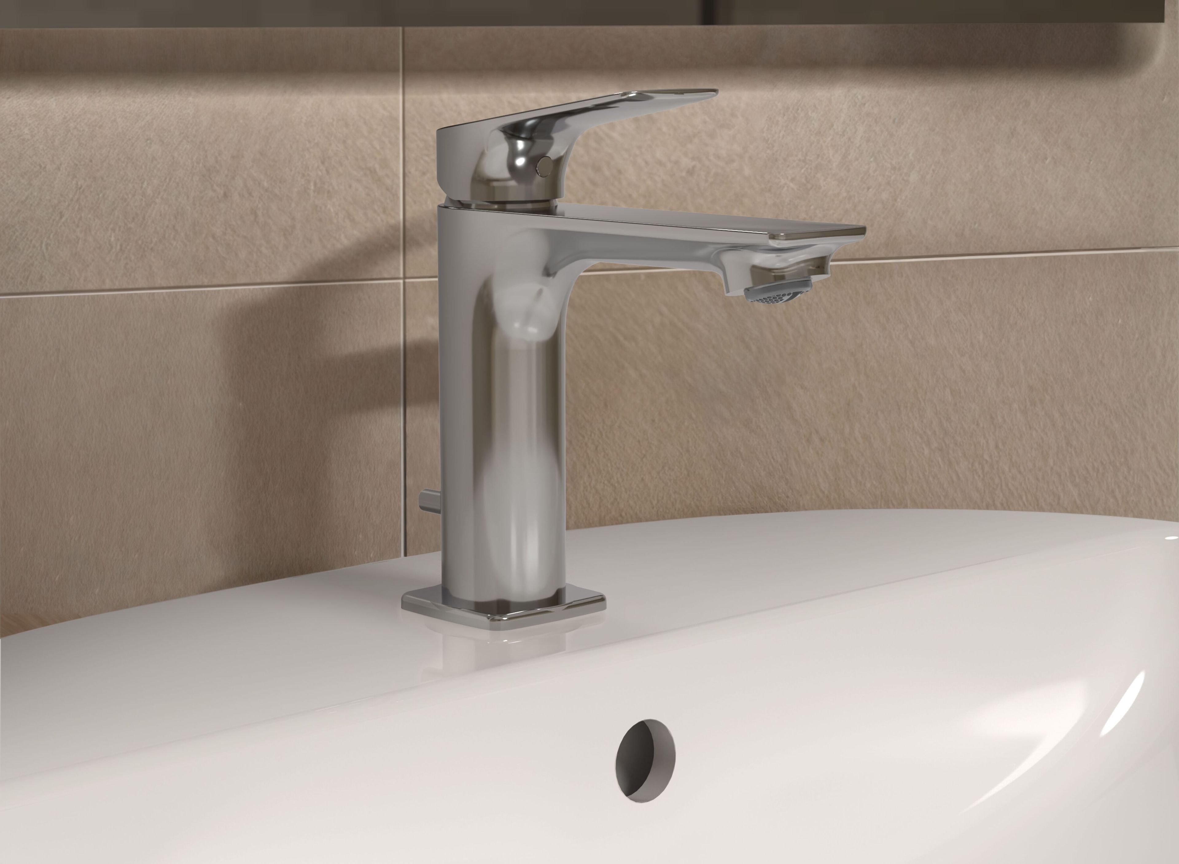 Смеситель для раковины с автоматическим сливом Ideal Standard Ceralife C ARCH-00069179 - Вид №1