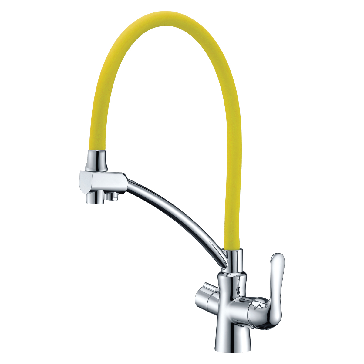 LM3070C-Yellow Смеситель Comfort для кухни с подключением к фильтру с питьевой водой LEMARK COMFORT - Вид №2