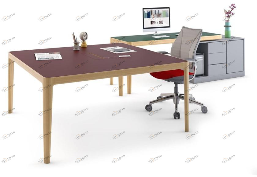 Cider Edition Квадратный стол для переговоров с системой управления кабелями I-land sun-id-1384546