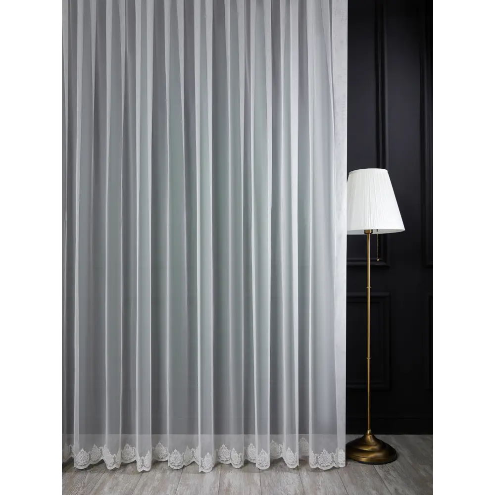 Тюль 1 м/п Нью сетка 280 см цвет кремовый ELIT HOME STLM-2096225