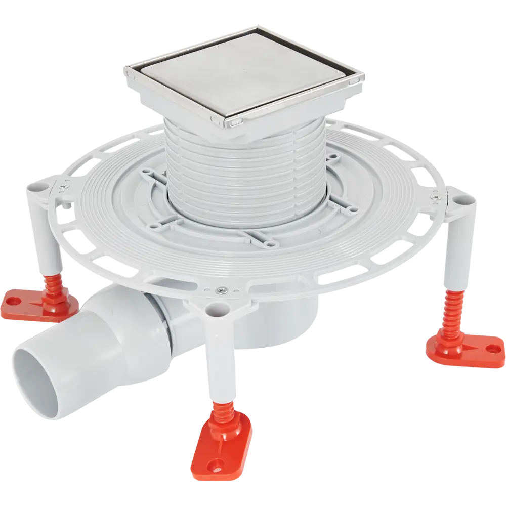 Душевой трап АНИ пласт под плитку 100x100 мм с комбинированным затвором 86144065 STLM-0066460