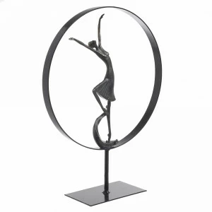 Статуэтка декоративная металлическая черная "Балерина" St Albans TO4ROOMS БАЛЕРИНЫ 00-3893882 Черный