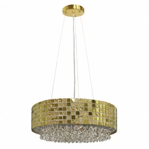 Подвесная люстра Lightstar Bezazz 743162 LIGHTSTAR ДИЗАЙНЕРСКИЕ, BEZAZZ, ДВУХЪЯРУСНЫЕ 056287 Золотой