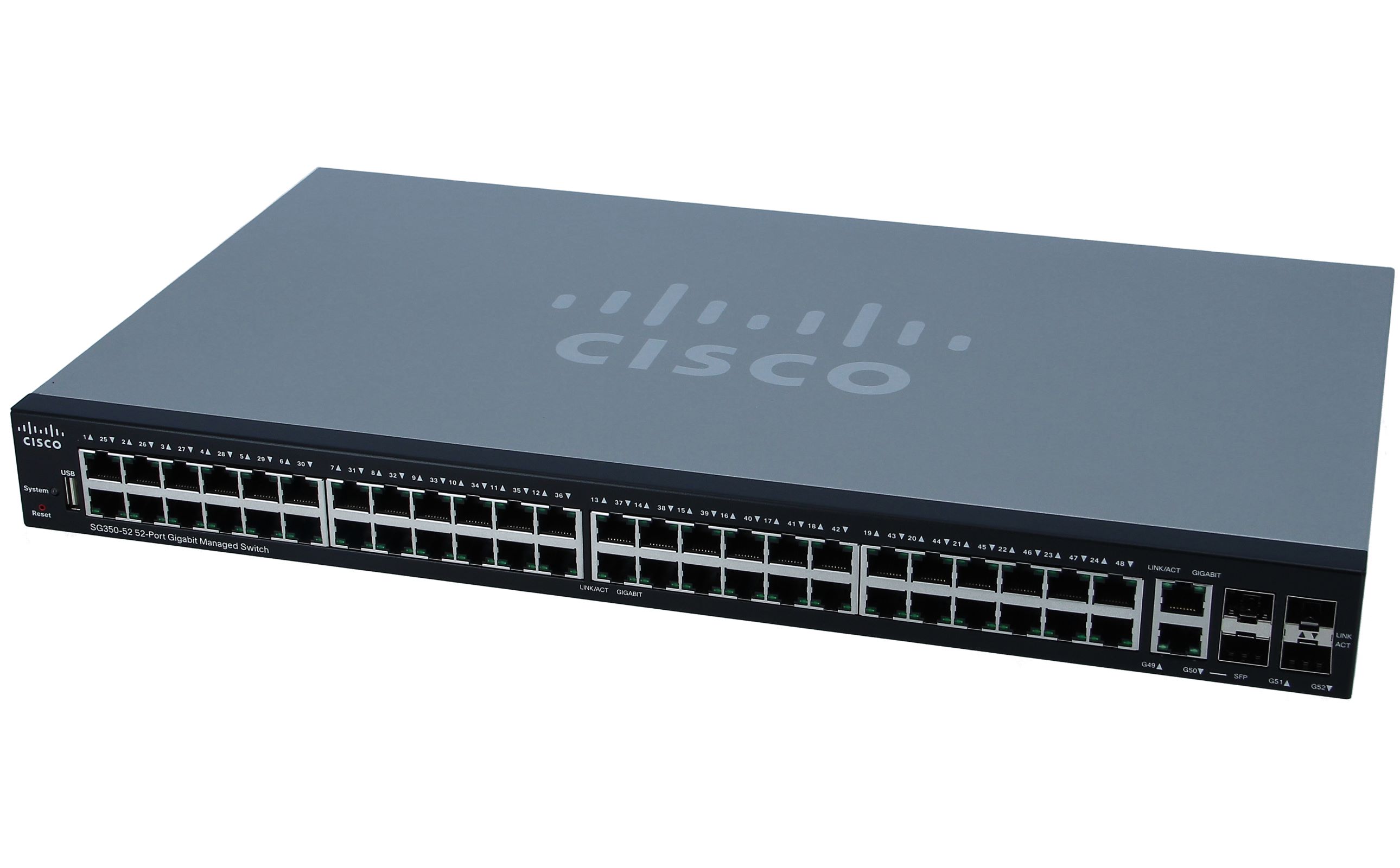SG350-52-K9-EU sg350-52 52-port gigabit managed switch Cisco Santreyd  - Вид №1