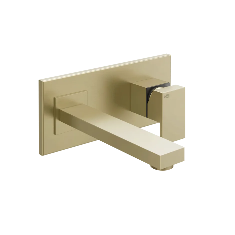 Смеситель для умывальника 44836 727 Gessi Rettangolo ЛАТУНЬ МАТОВАЯ PVD 44836727