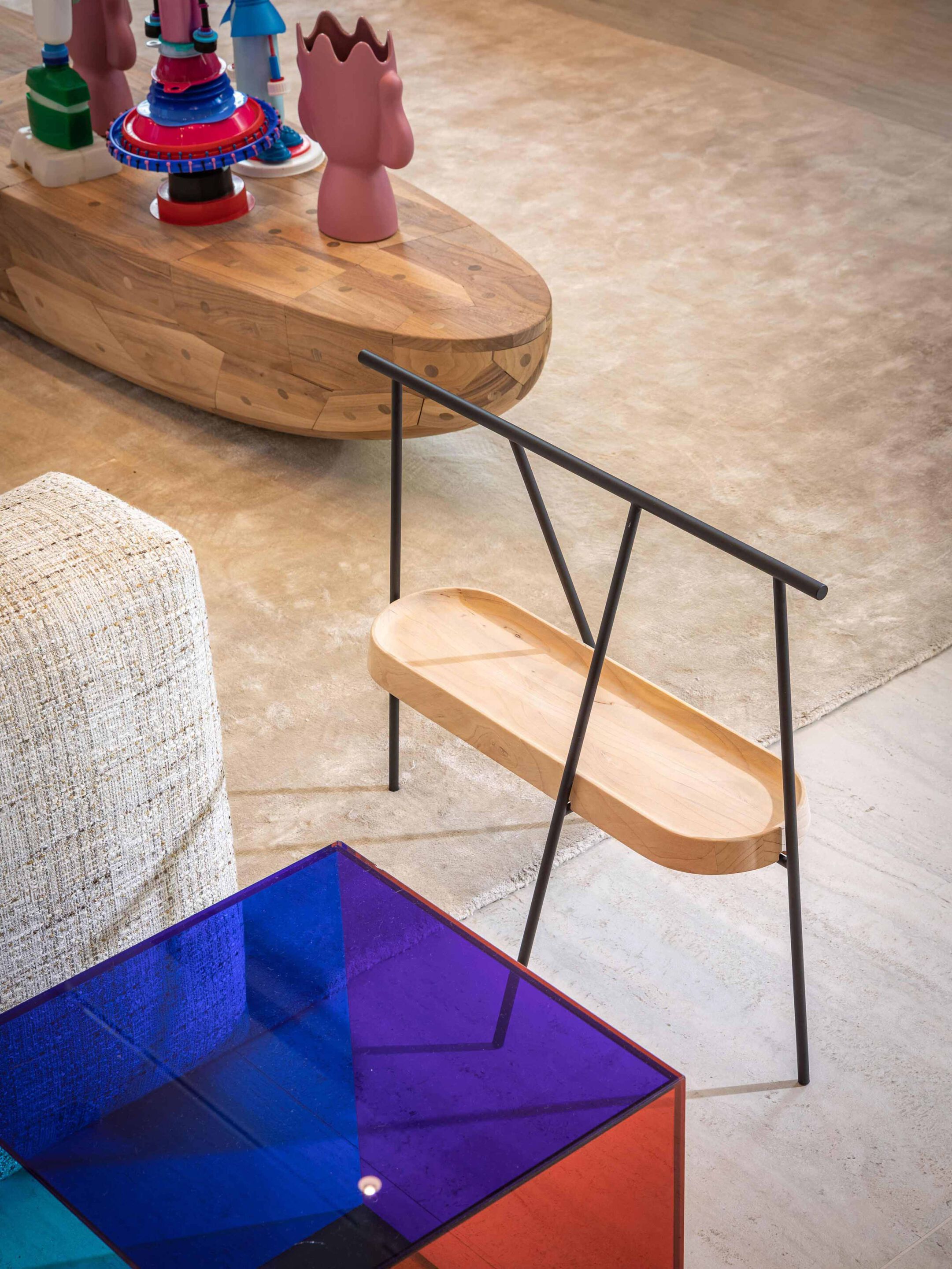 Деревянный журнальный столик CAPPELLINI PINCH ARCH-00088370