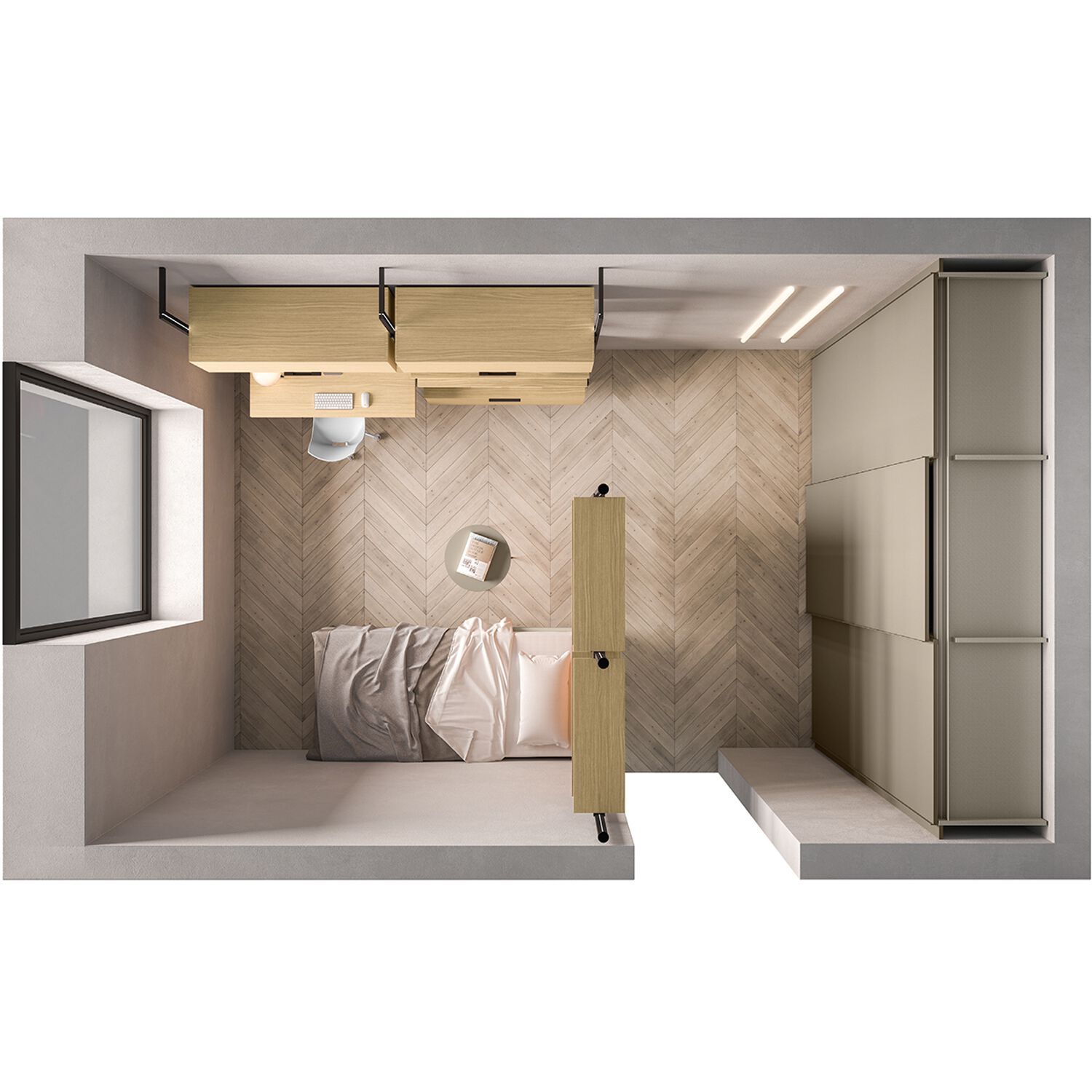 Секционная спальня для мальчиков Zalf Flexy ARCH-00006772 - Вид №1