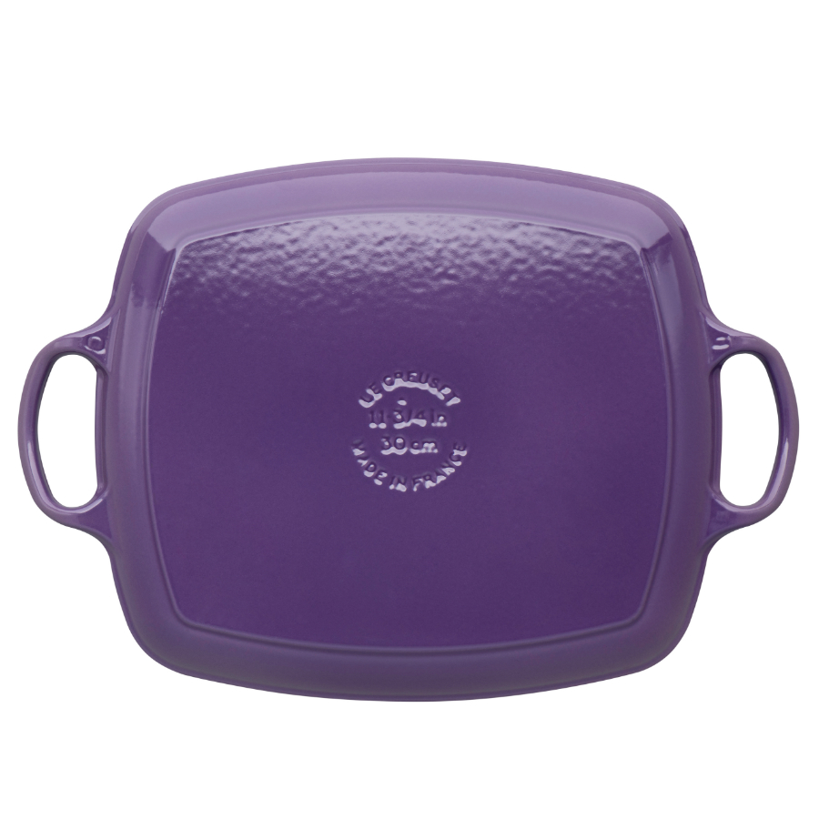 Сковорода-гриль прямоугольная чугунная Le Creuset, 30 см, фиолетовая 20201307220422 - Вид №2