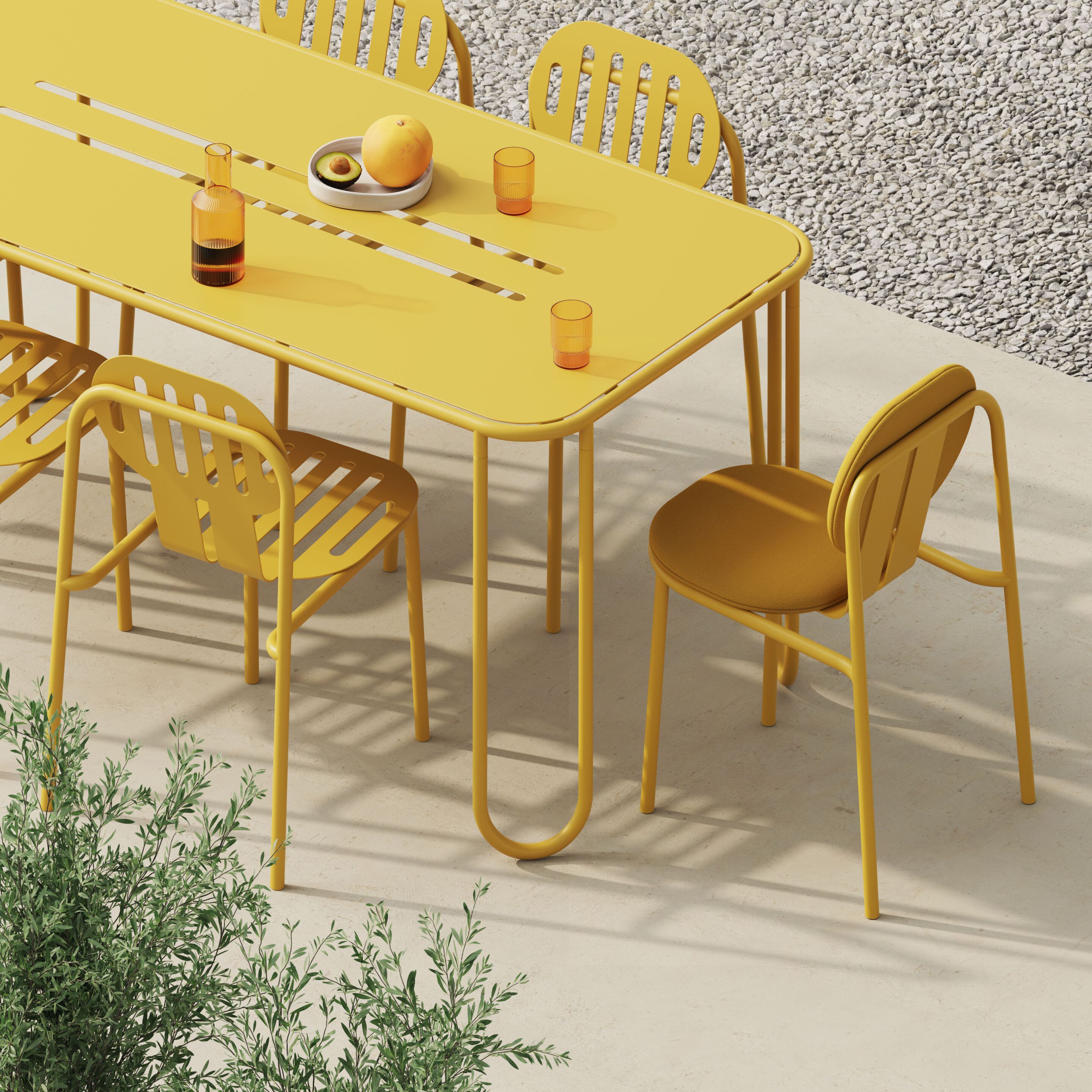 Алюминиевый и тканевый садовый стул Joyf пустыня ARCH-00083805 - Вид №1