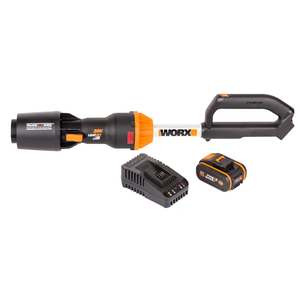Воздуходувка аккумуляторная Worx WG543E 20 В АКБ 4 Ач и ЗУ в комплекте STLM-2013727 - Вид №1