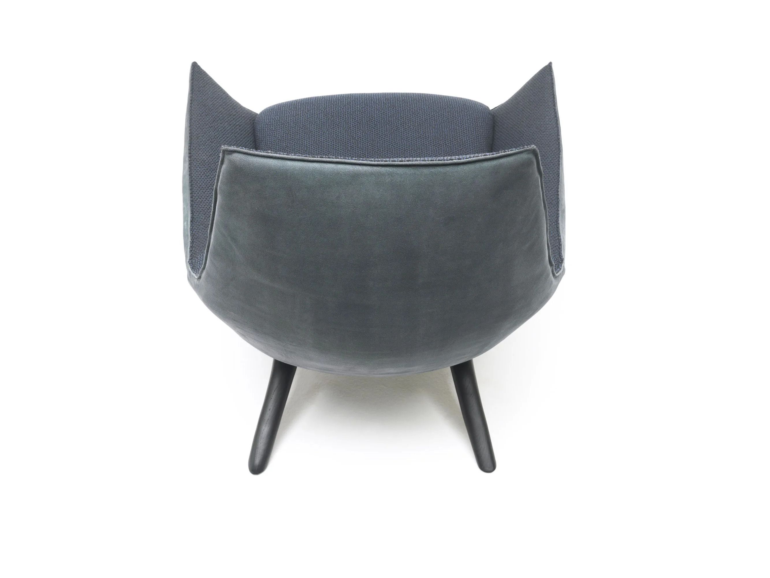 Бархатное кресло с подлокотниками MisuraEmme ERMES ARCH-00092087 - Вид №6