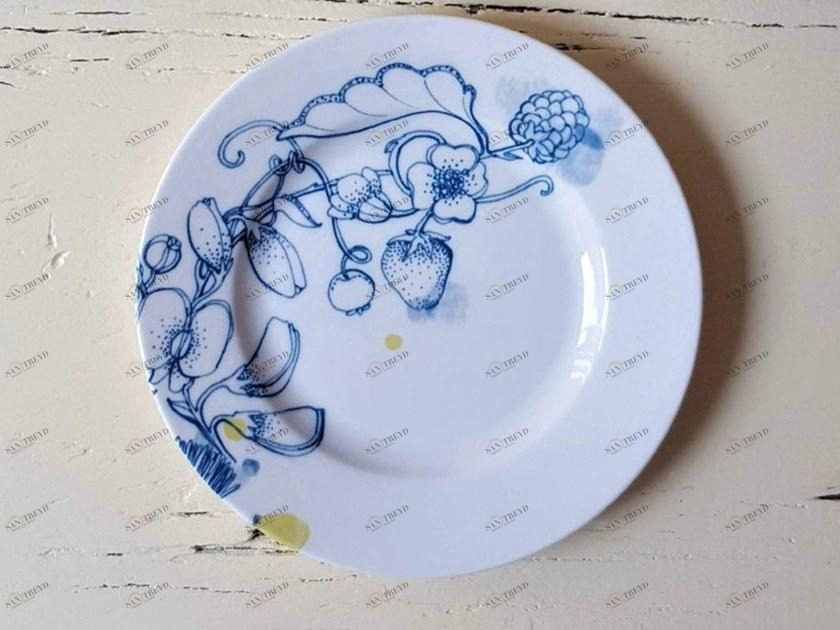 Francesca Colombo Фарфоровая тарелка Azzurro d’estate sun-id-1394946