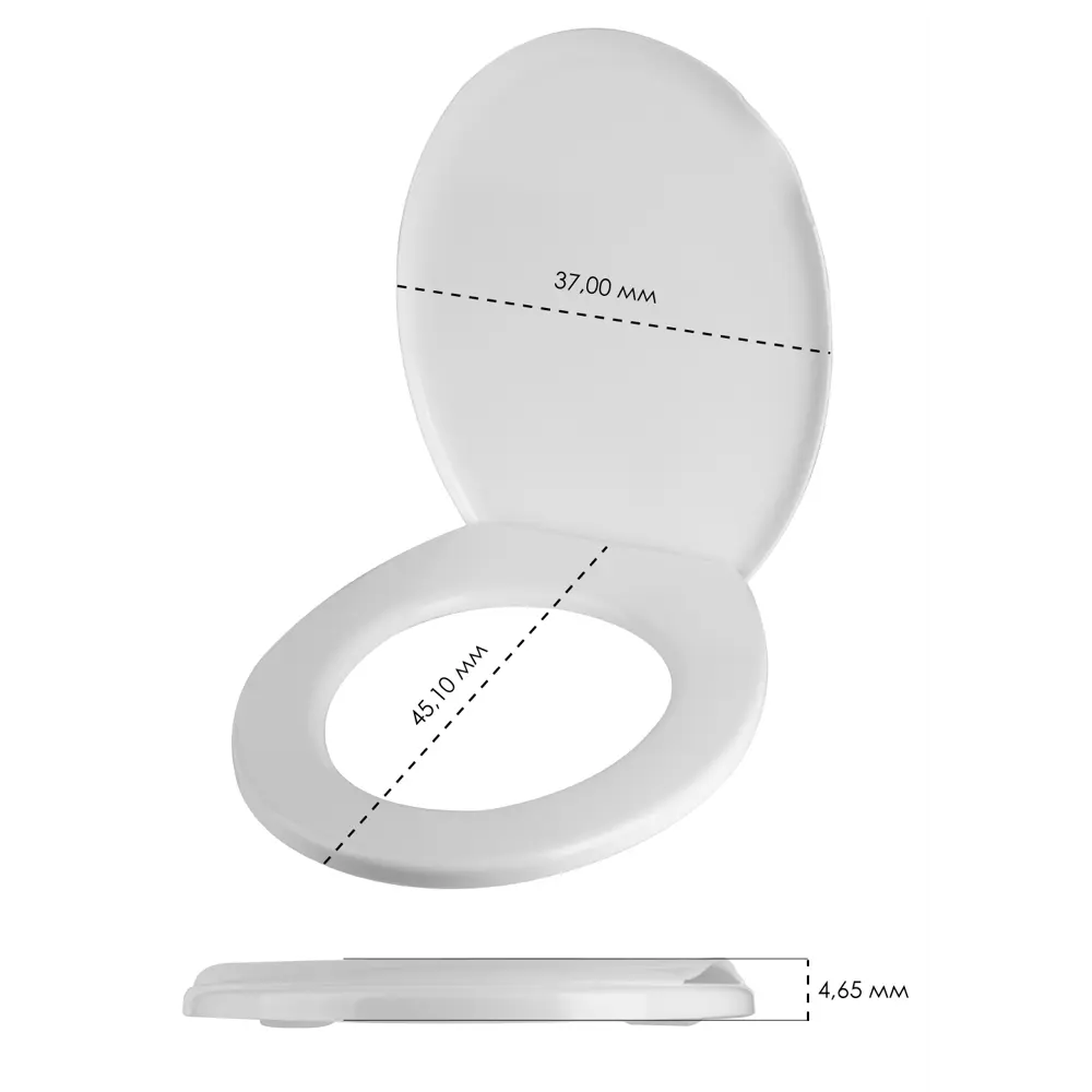 Сиденье для унитаза Berossi цвет снежно-белый STLM-2065428 - Вид №15