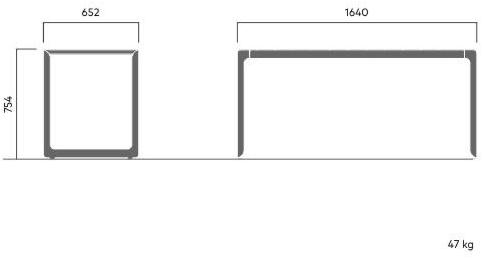 VESTRE Стол для общественных мест из стали и дерева Air sun-id-1464692 - Вид №6