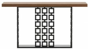 Laskasas Прямоугольная консоль из нержавеющей стали и дерева