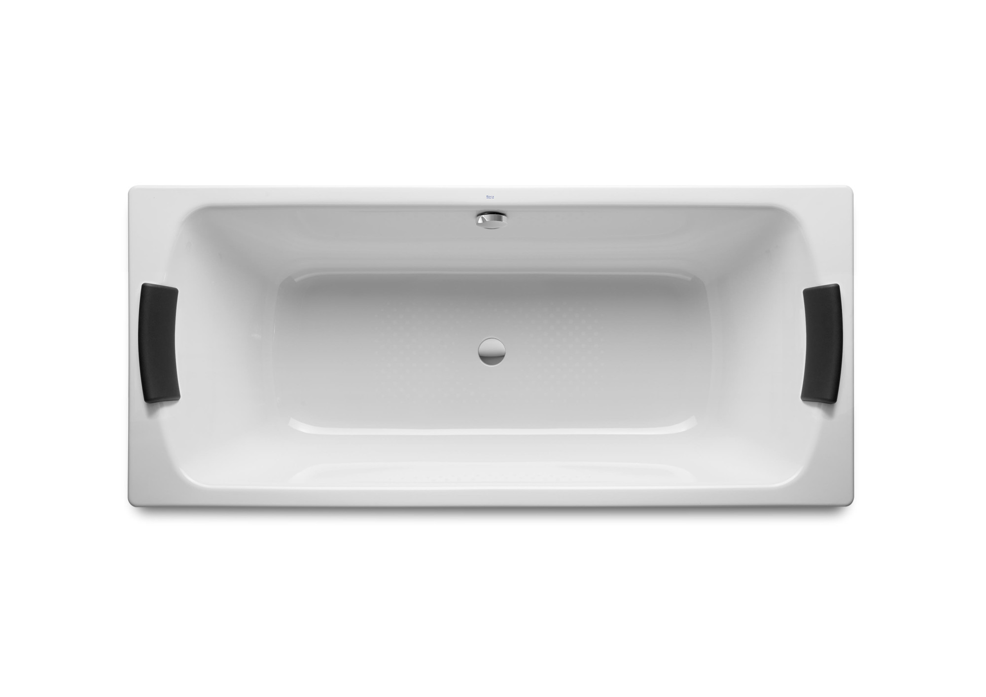 A221270000 PLUS - Ванна стальная прямоугольная с нескользящим дном (листовая сталь 3,5 мм) ROCA Lun 