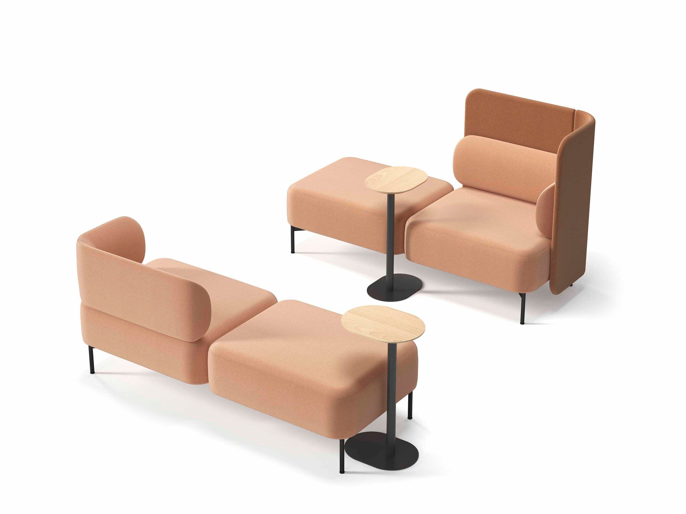 Модульная скамья из ткани SITLOSOPHY® Berirama ARCH-00033780