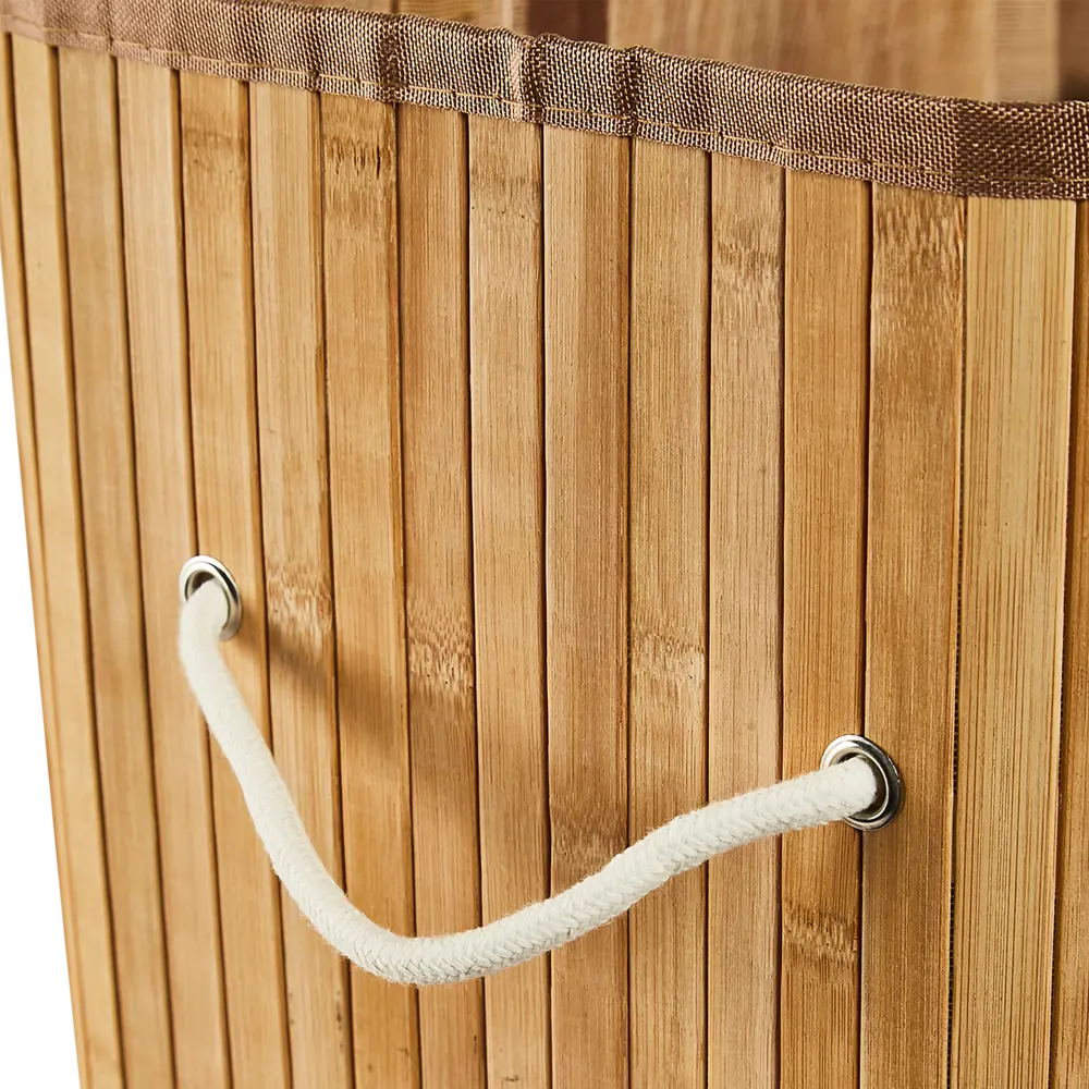 88962234 Корзина для белья Vidage Cesto 72 л бамбук цвет бежевый STLM-0990357 - Вид №4