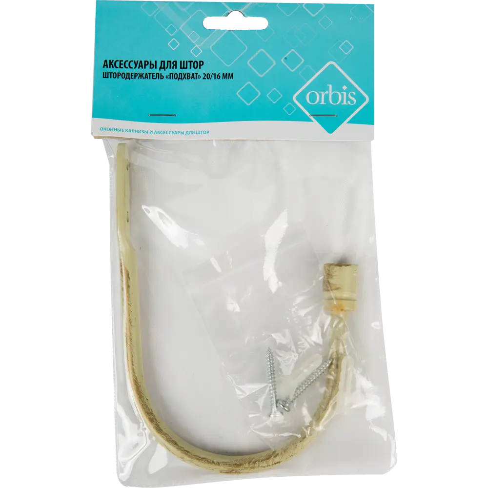 Подхват 20 мм металл цвет белый антик ORBIS STLM-2028862 - Вид №1