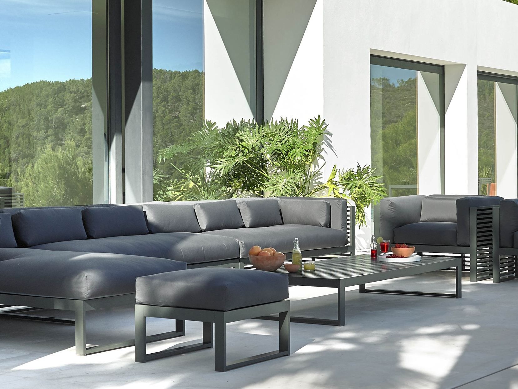 Прямоугольный алюминиевый журнальный столик GANDIABLASCO ДНК ARCH-00148261 - Вид №8