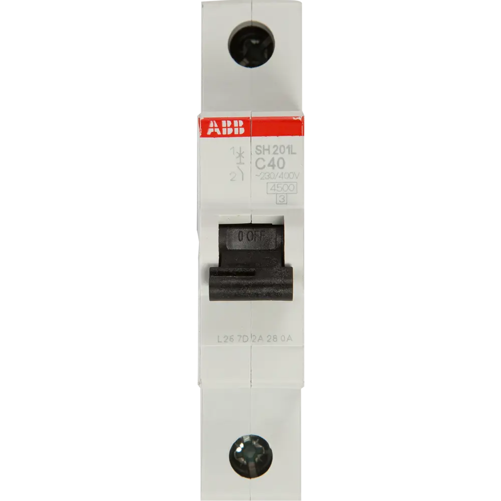 Автоматический выключатель ABB SH201L 1P C40 А 4.5 кА 2CDS241001R0404 STLM-2154597 - Вид №1
