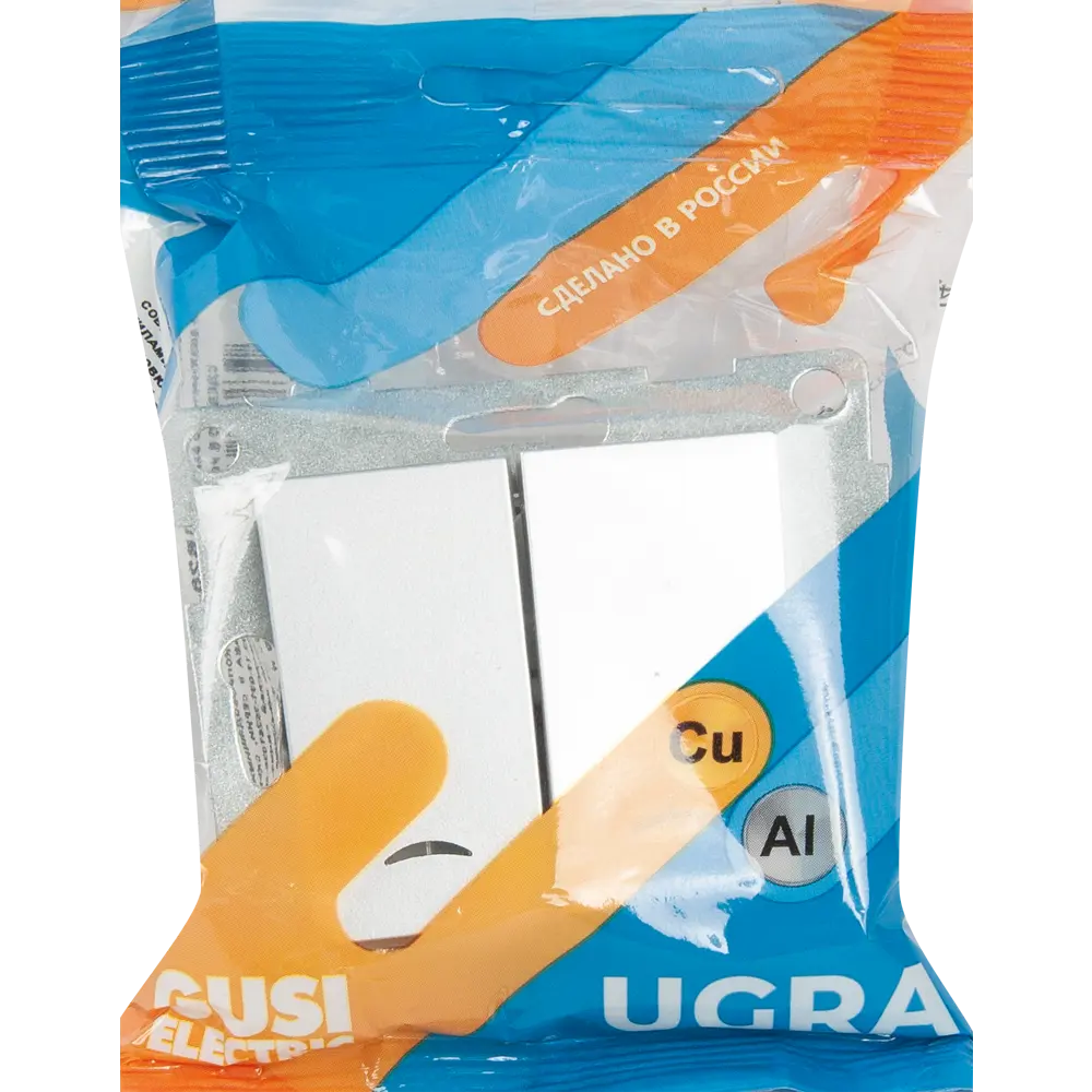 GUSI Electric — встраиваемый выключатель с индикацией для двух цепей освещения 83864227 Ugra STLM-0045162 - Вид №5