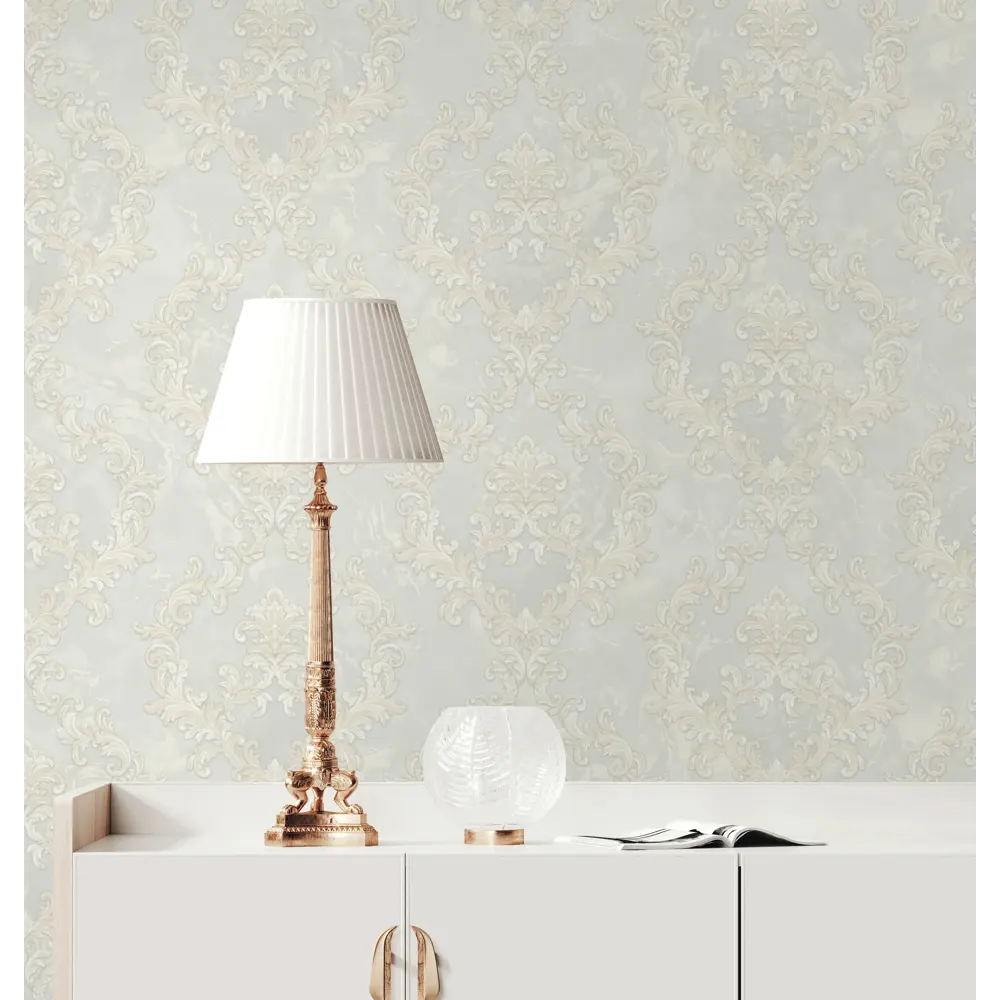 Обои флизелиновые Wallsecret Bohemia белые 1.06 м 8689-21 86931687 STLM-2087417 - Вид №4