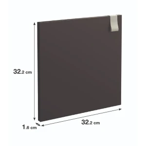 Фасад Spaceo KUB 32.2x32.2 см ЛДСП цвет графит 82731903 STLM-2191622