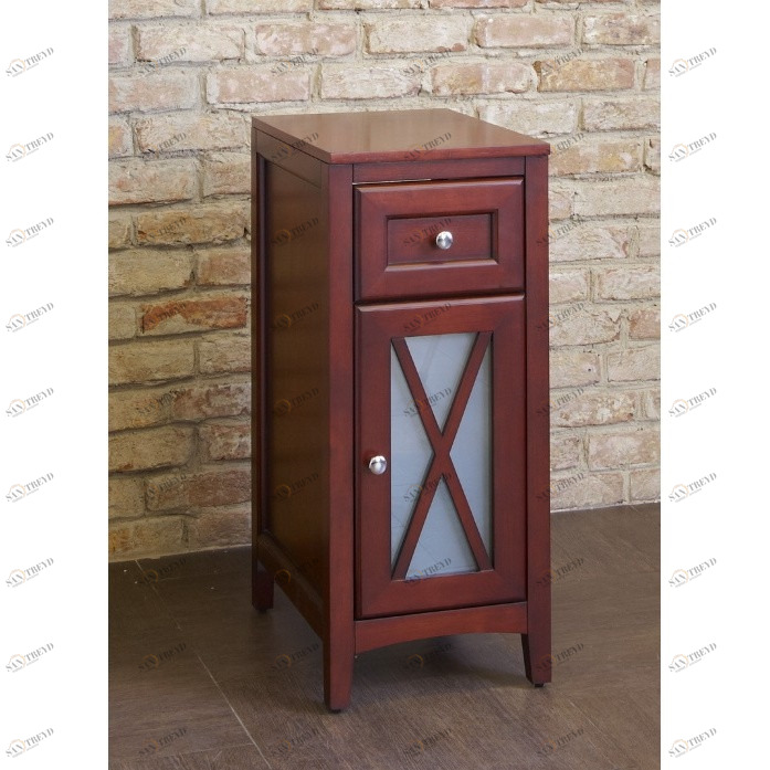 Шкаф с одной дверцей, красное дерево [EU3M] Victorian Burlington EU3M