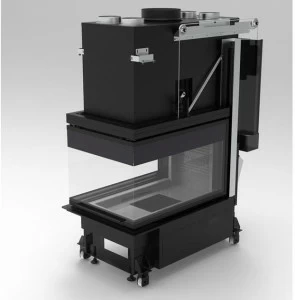 PALAZZETTI Камин трехсторонний дровяной класс а Ecomonoblocco