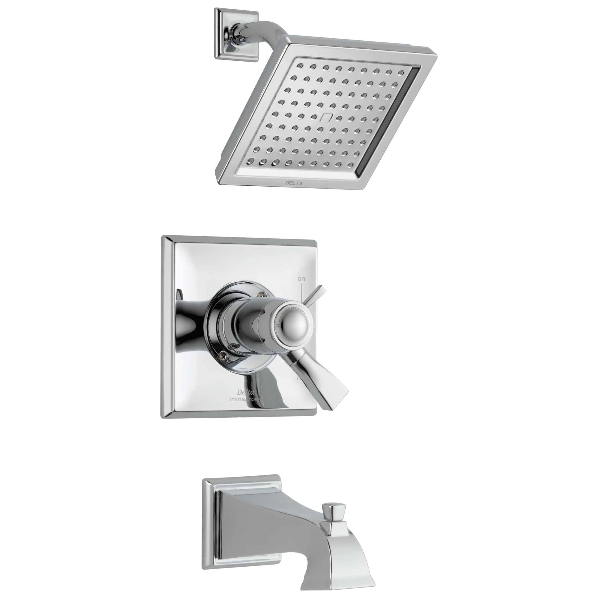 T17T451-WE Для ванны и душа TempAssure® серии 17T Delta Faucet Dryden Хром 