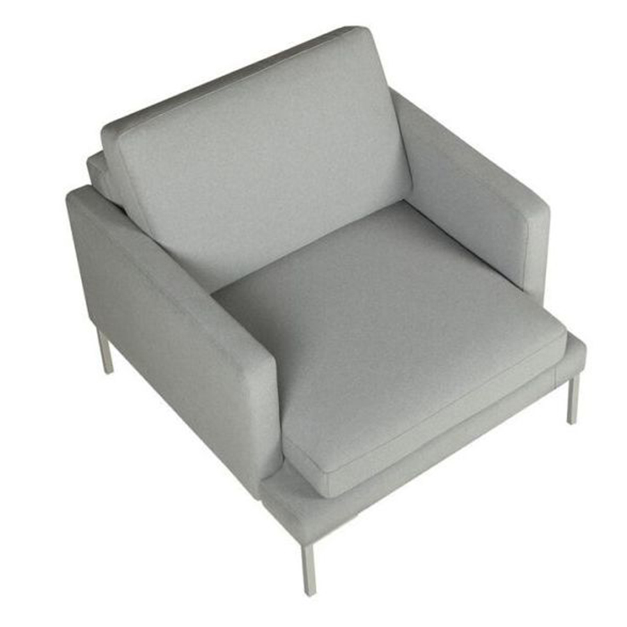 Кресло Ludvig, светло-серое Sits S1376 - Вид №3