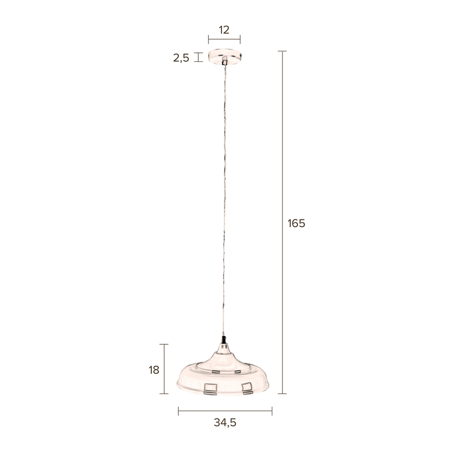 Лампа подвесная Sally серая Dutchbone 5300098 - Вид №6