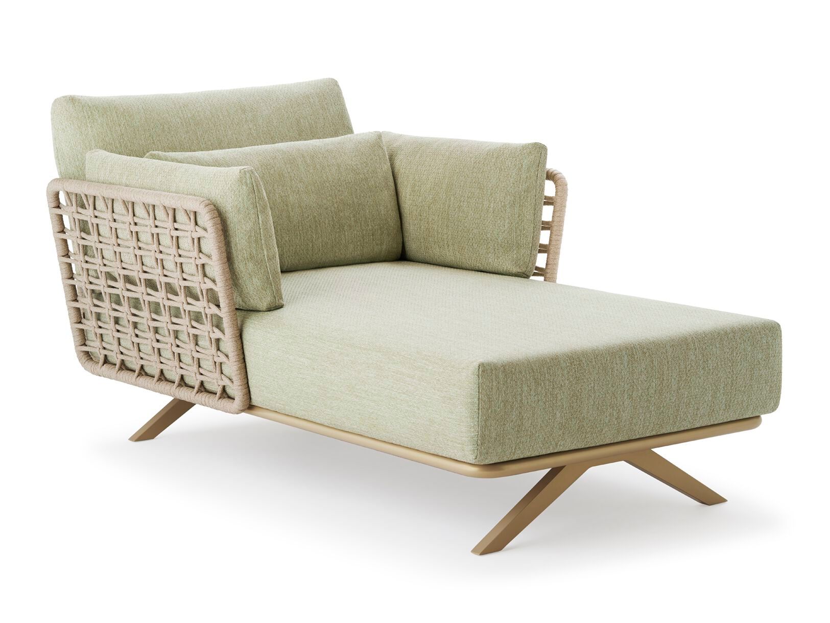 Спальная кровать с полиэфирной веревкой с подлокотниками Roberti Armàn ARCH-00108952 - Вид №1