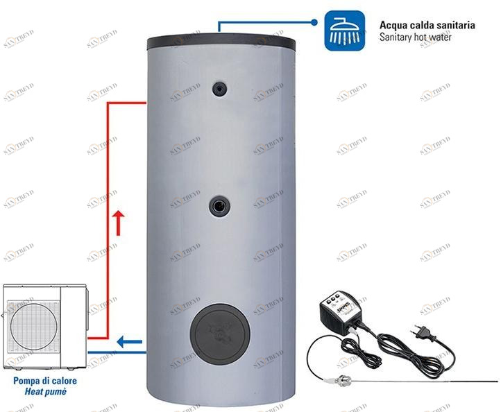 EMMETI Котел ГВС с тепловым насосом Scaldacqua a pompa di calore, accumuli inerziali sun-id-1493230