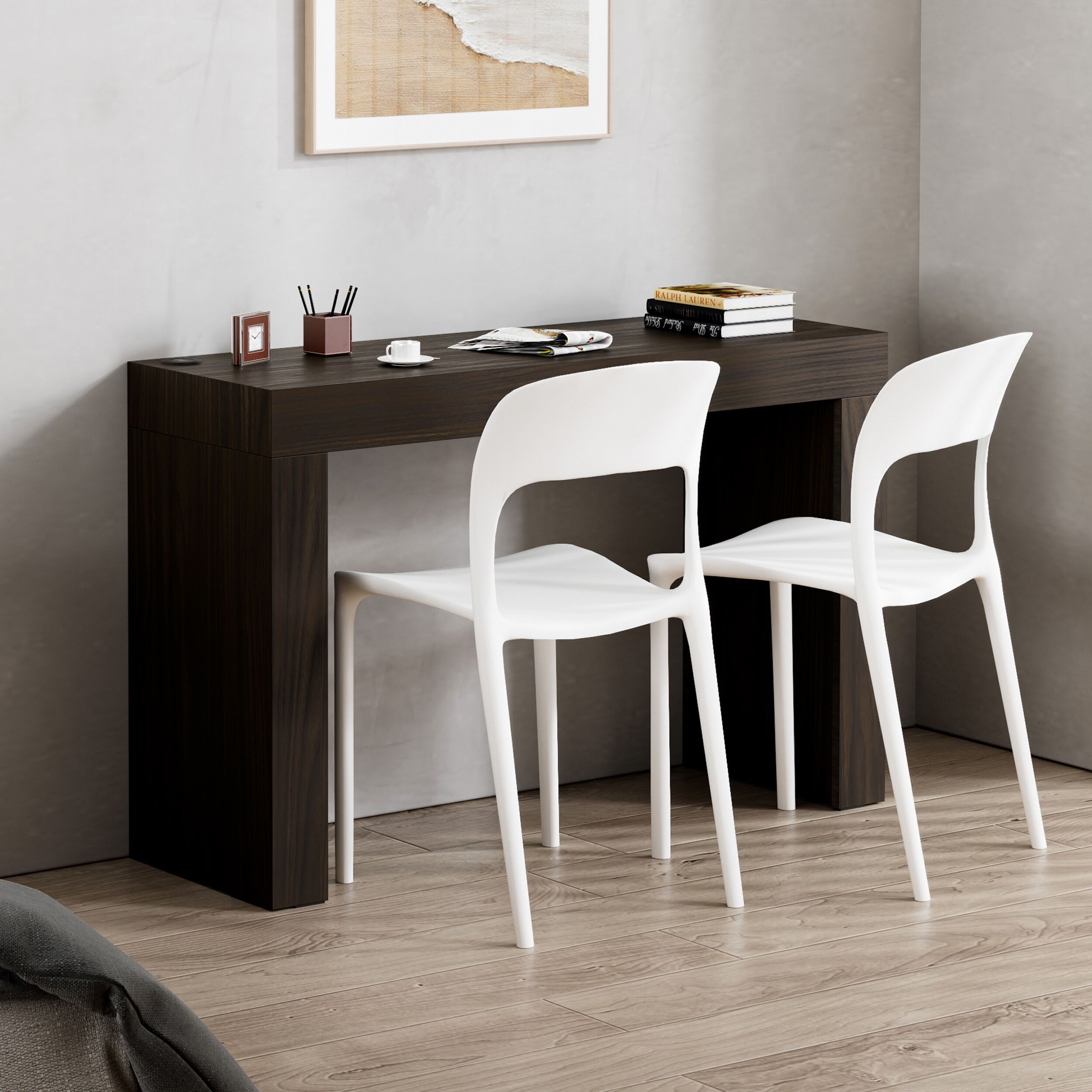 Прямоугольный меламинированный стол с беспроводным зарядным устройством Mobili Fiver Evolution ARCH-00123647 - Вид №24