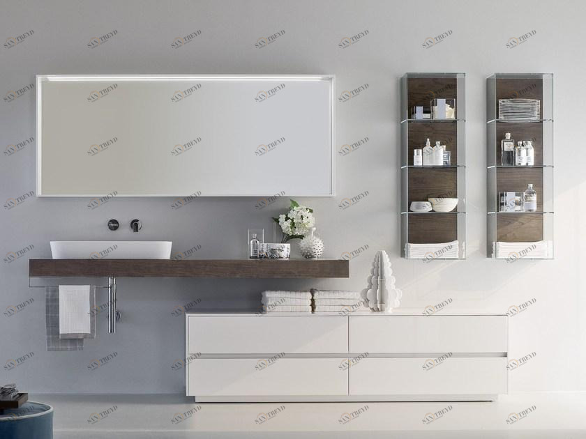 Ideagroup Лаковая тумба под умывальник из дуба Nyù sun-id-1367293