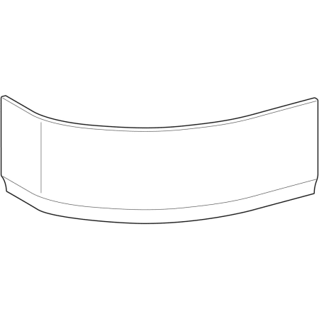 554.821.01.1 Передняя обшивка Geberit Renova для асимметричной ванны, левая Geberit  - Вид №7