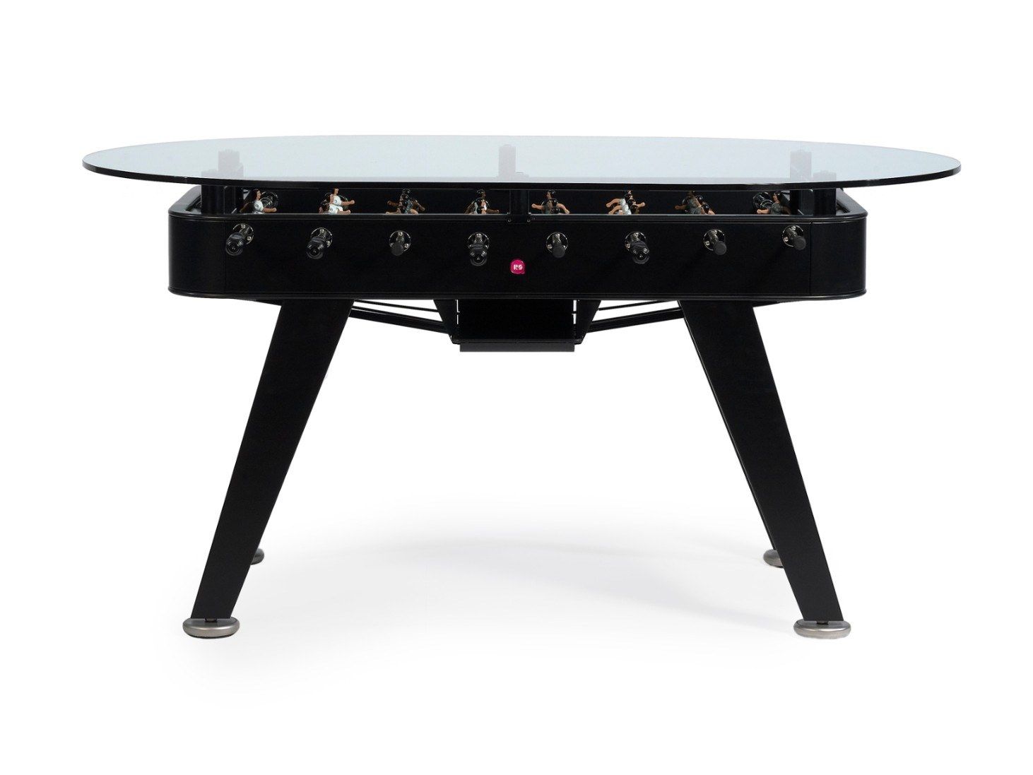 Овальный обеденный стол из стали и стекла RS Barcelona RS2 DINING ARCH-00079592